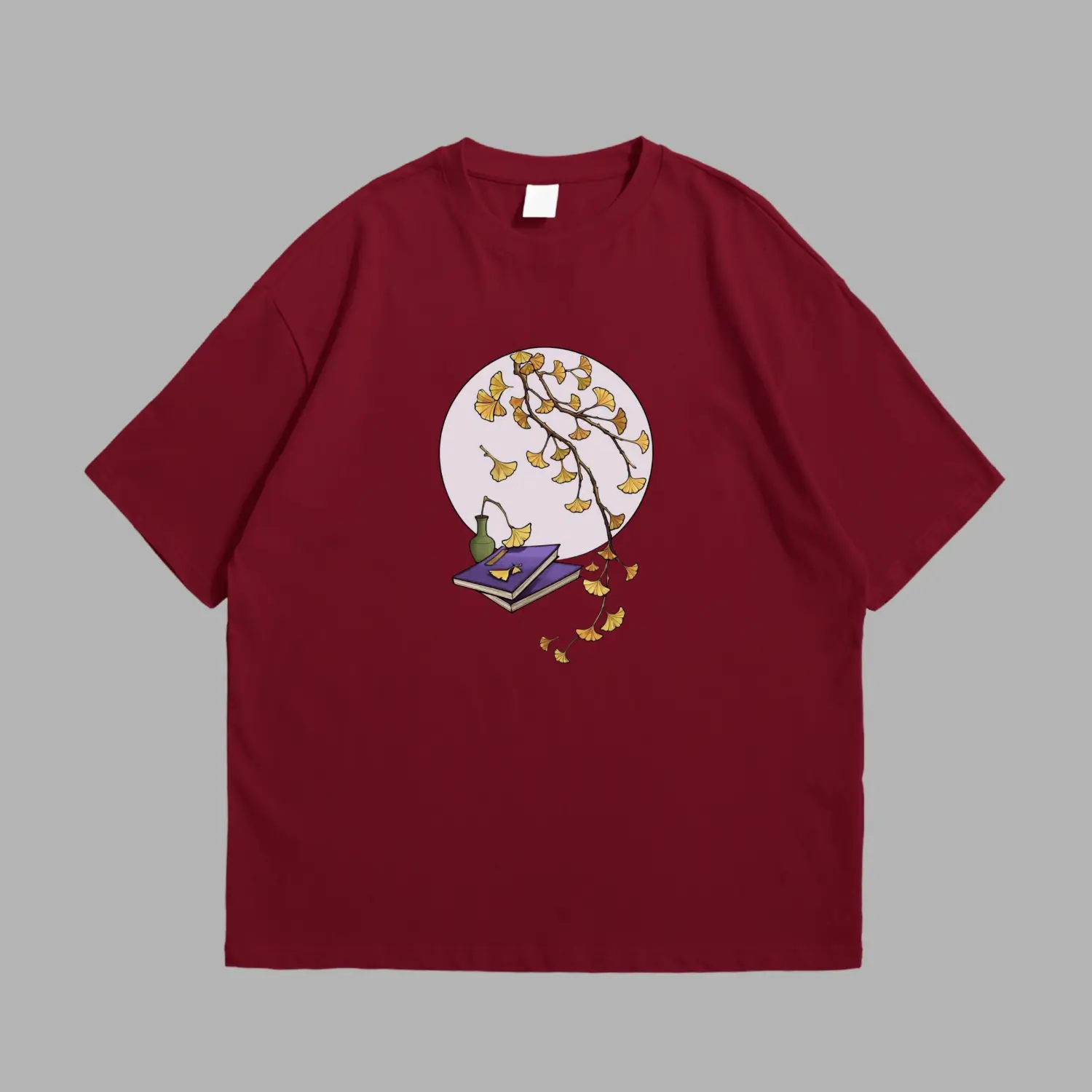 Gray Drop Shoulder Tee - Image 3