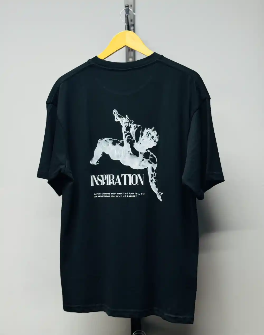 Black Drop Shoulder