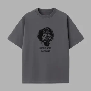 Gray Drop Shoulder