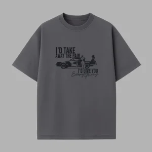 Gray Drop Shoulder