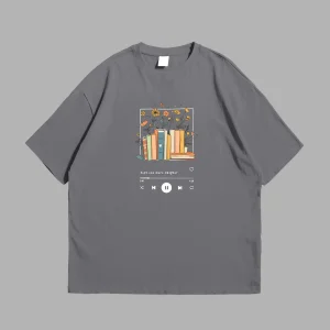 Gray Drop Shoulder Tee