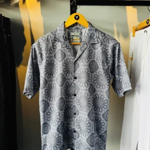 Steel Blue Cuban Shirt