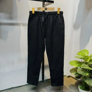 Black Linen Pant