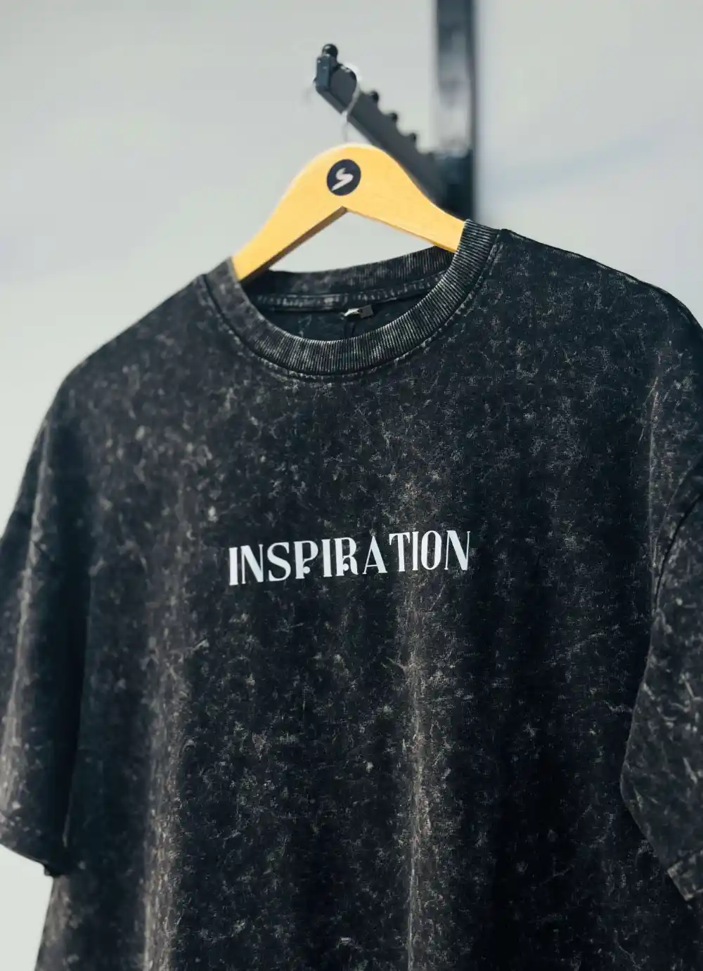 Black Acid Wash Tee - Image 4