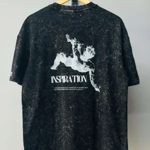 Black Acid Wash Tee
