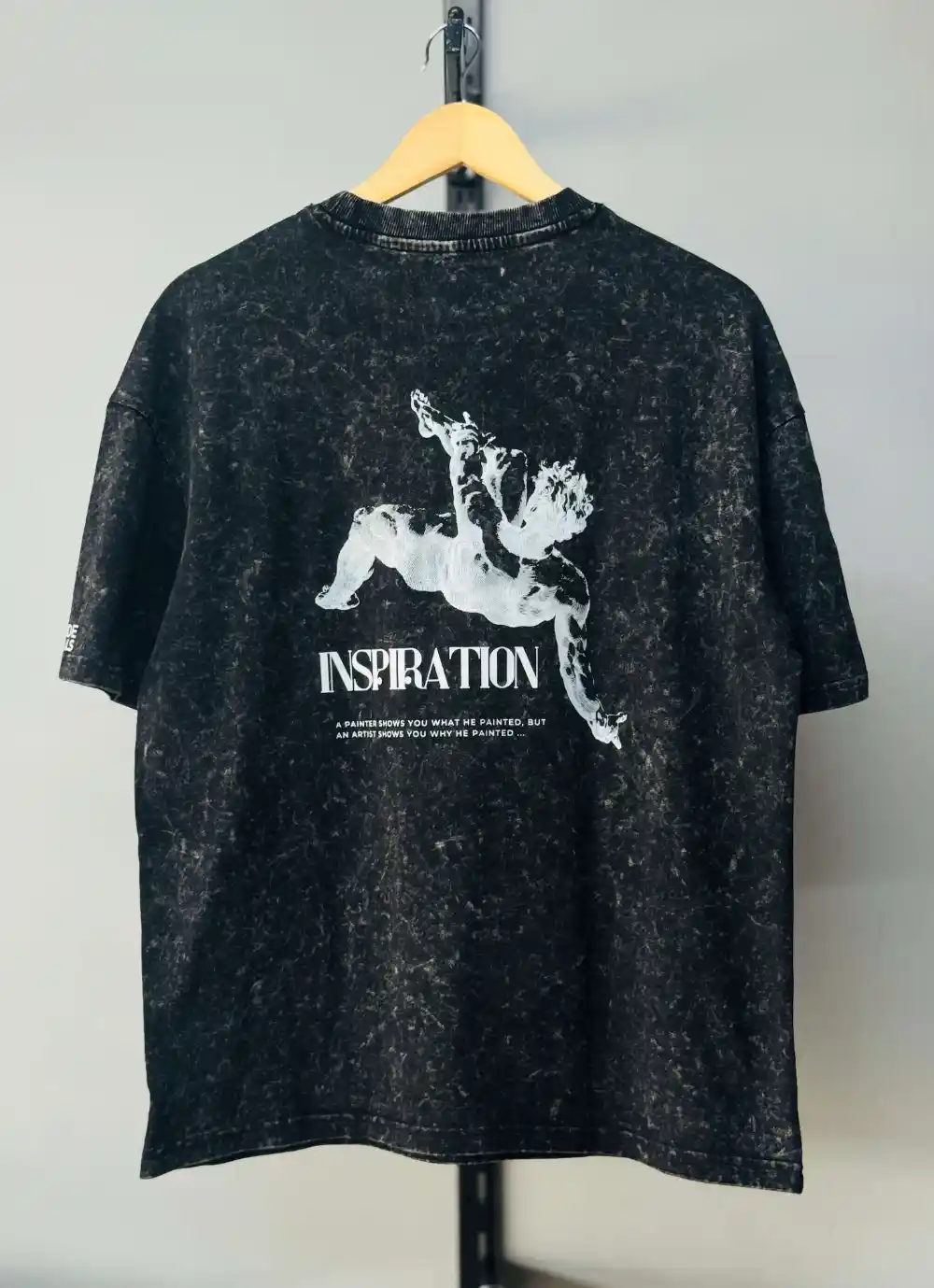 Black Acid Wash Tee