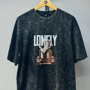 Black Acid Wash Tee