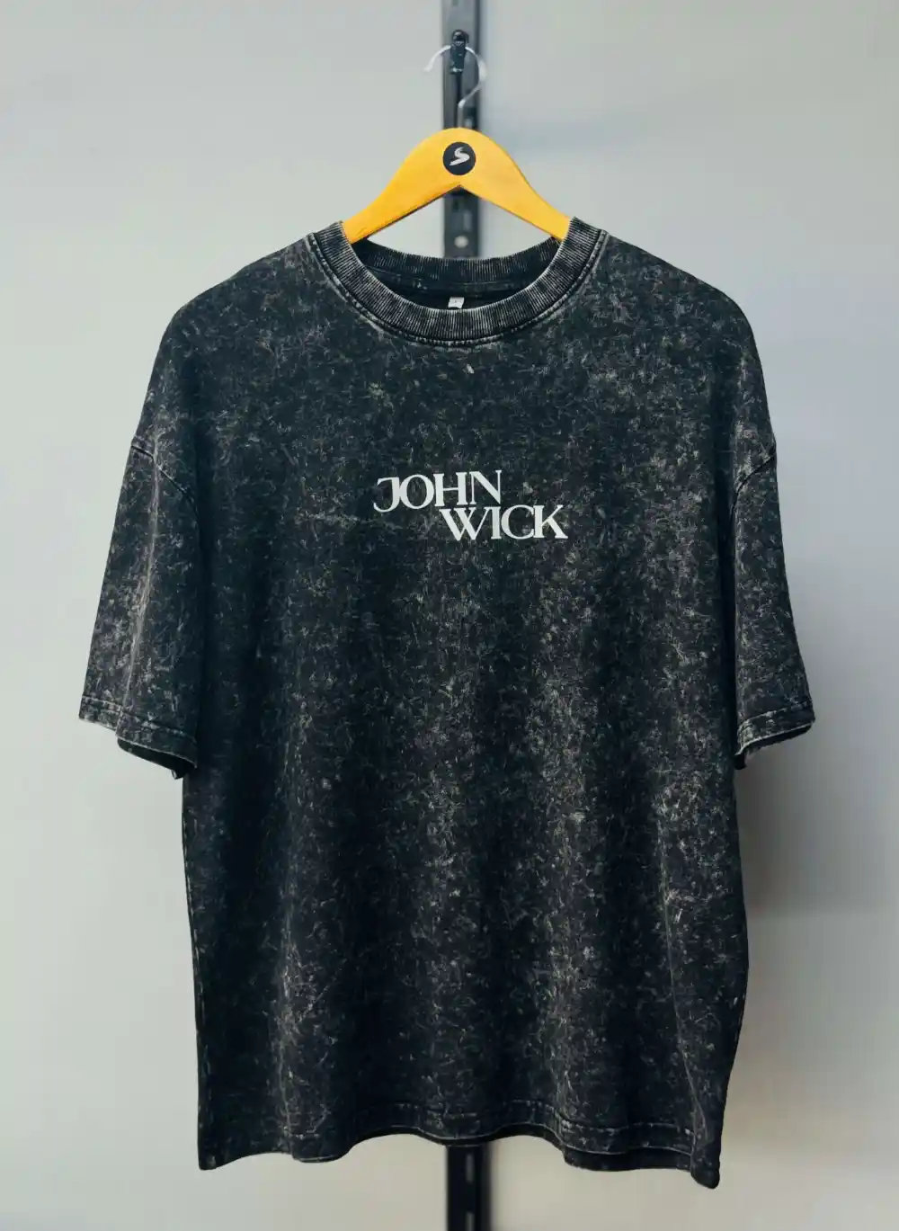 Black Acid Wash Tee