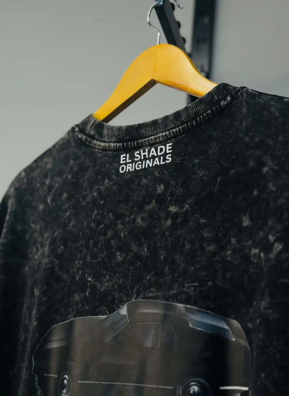 Black Acid Wash Tee - Image 3