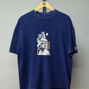 Blue Acid Wash Tee