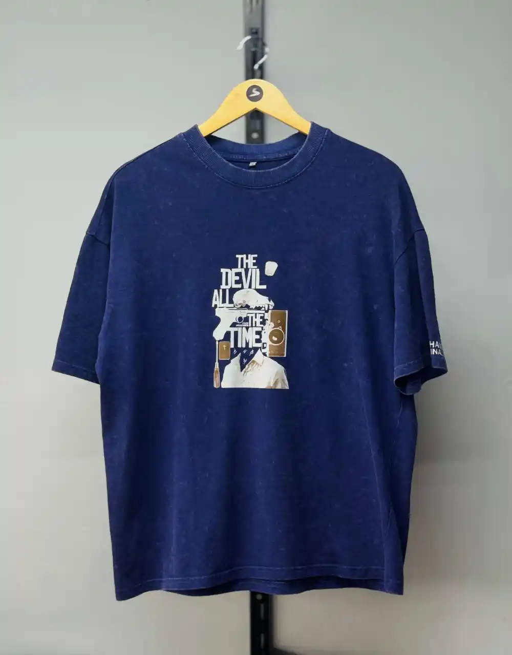 Blue Acid Wash Tee