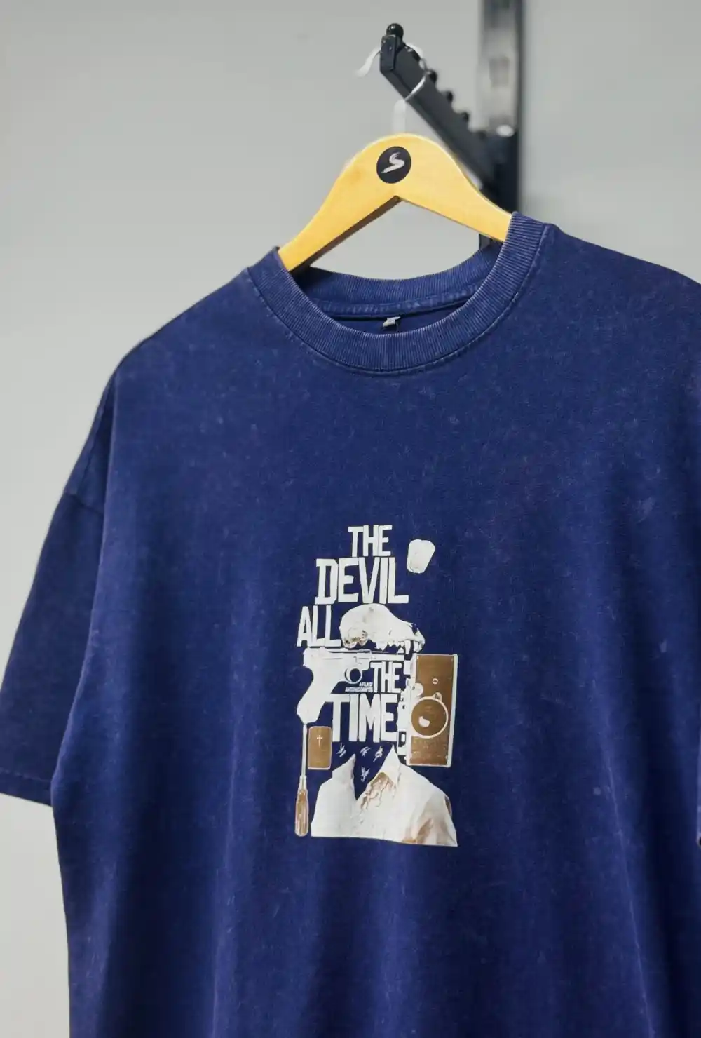 Blue Acid Wash Tee - Image 2