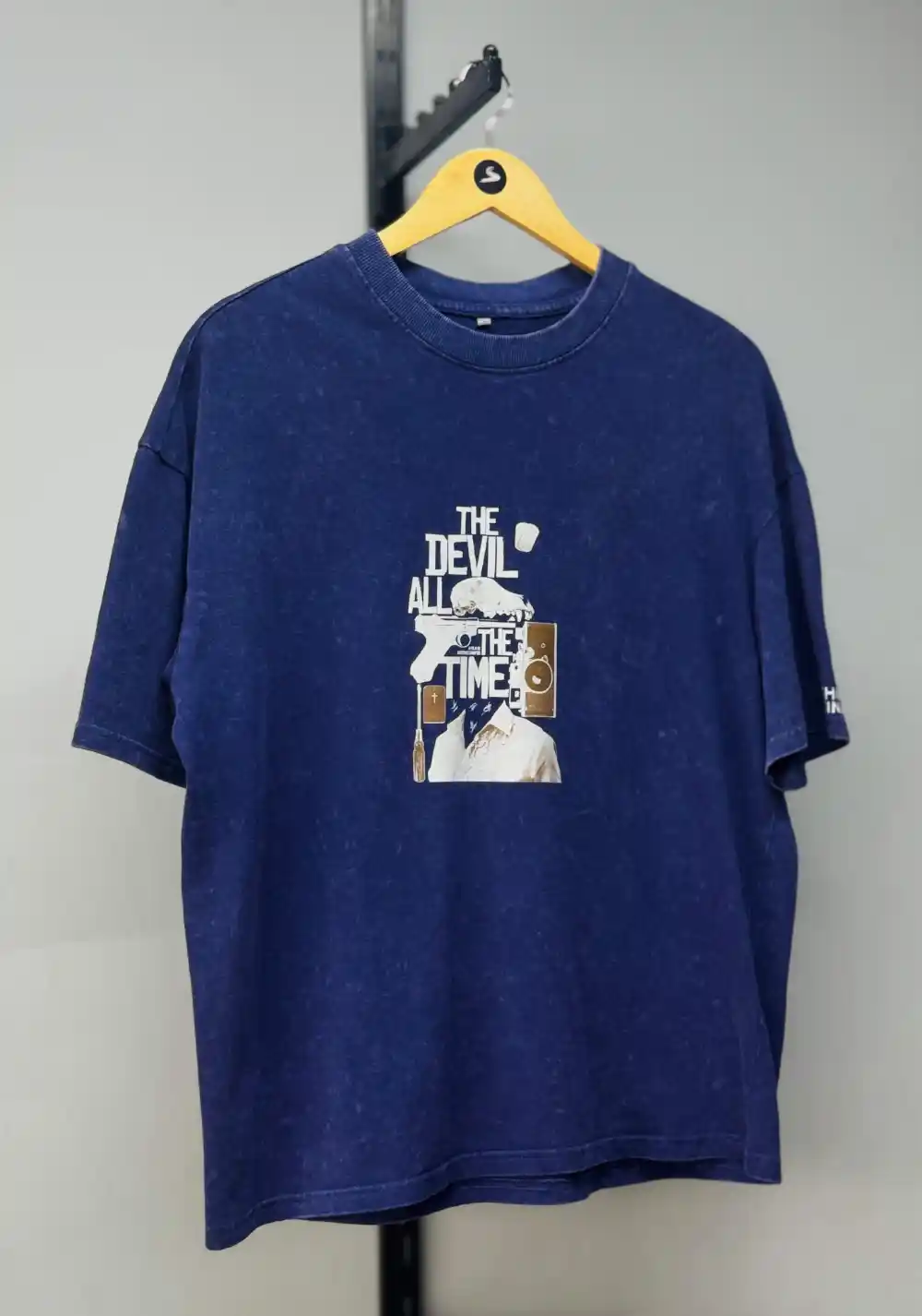 Blue Acid Wash Tee - Image 4