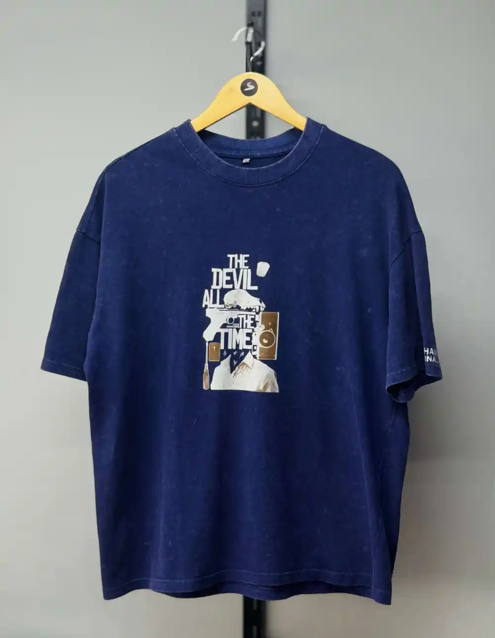 Blue Acid Wash Tee - Image 3