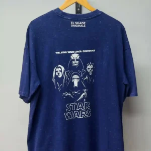 Blue Acid Wash Tee