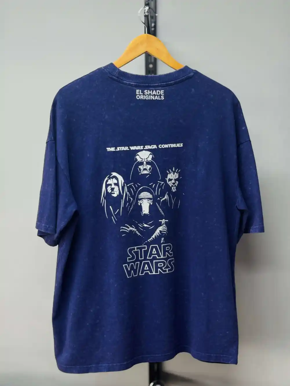 Blue Acid Wash Tee
