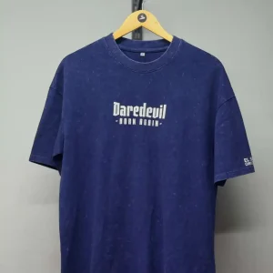 Blue Acid Wash Tee