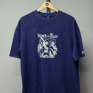 Blue Acid Wash Tee