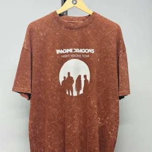 Brown Acid Wash Tee