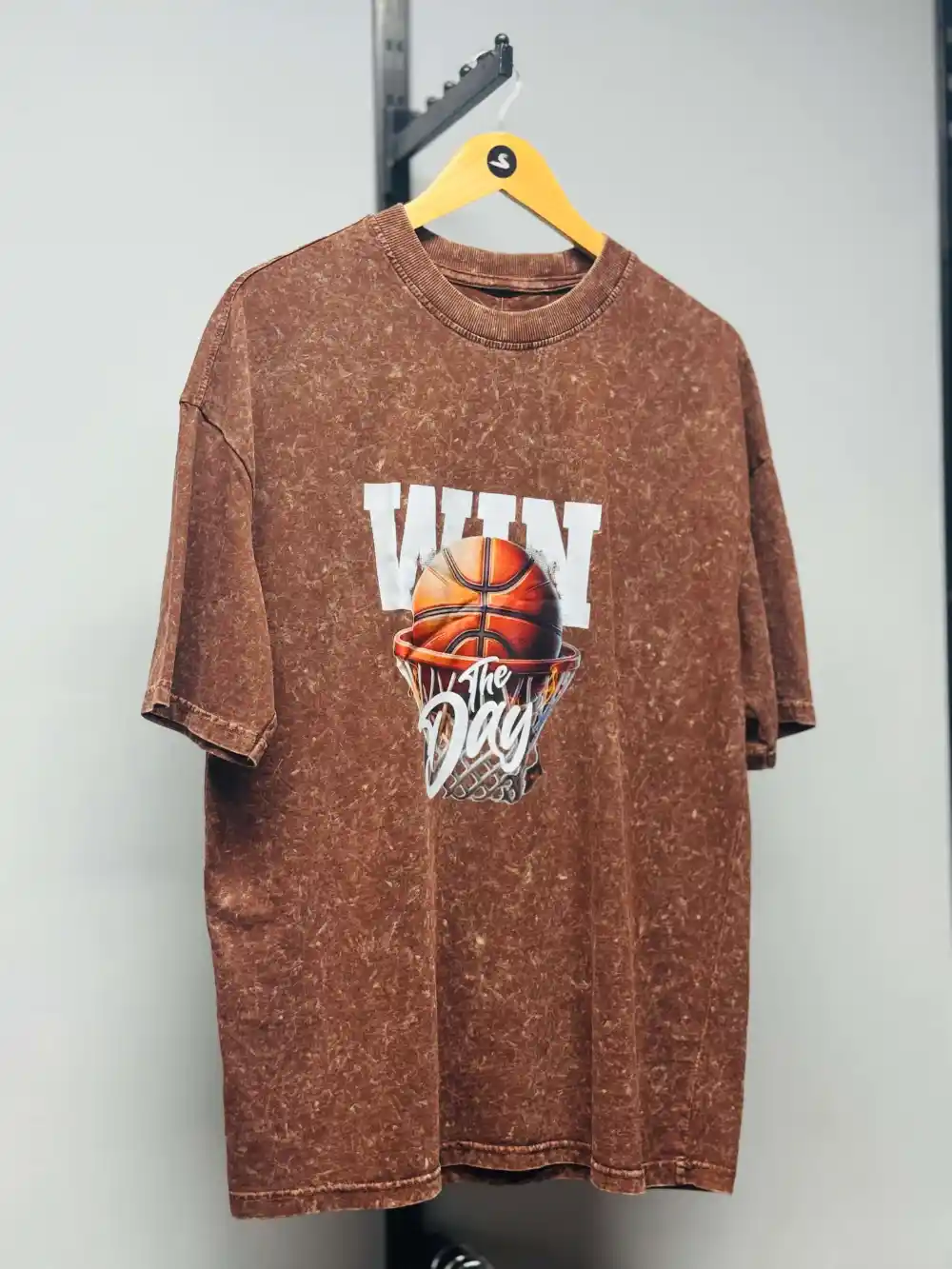 Brown Acid Wash Tee - Image 2