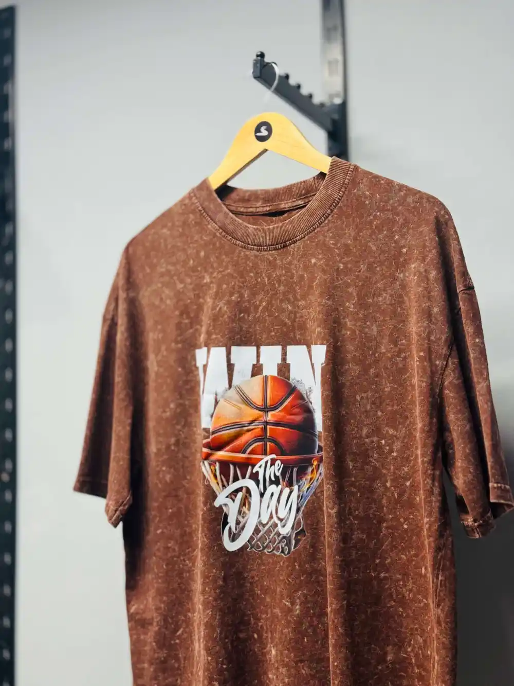 Brown Acid Wash Tee - Image 4