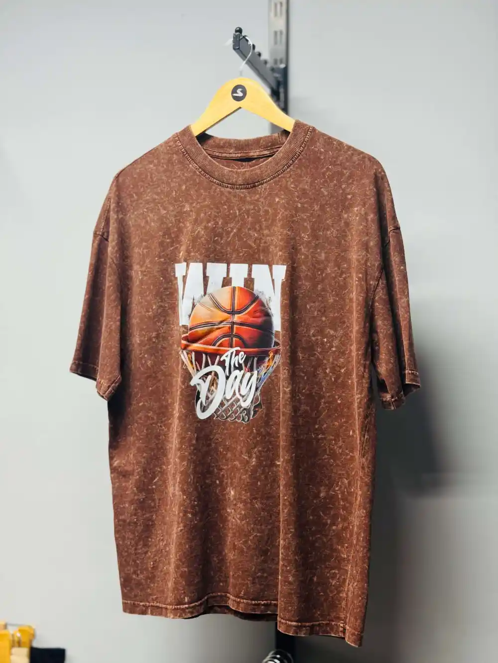 Brown Acid Wash Tee - Image 3