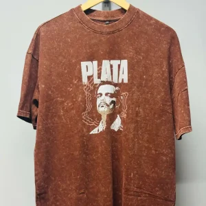 Brown Acid Wash Tee