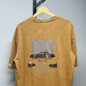 Beige Acid Wash Tee