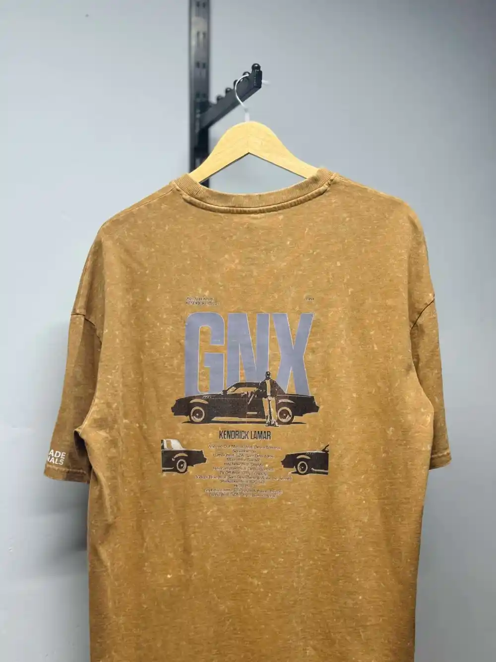 Beige Acid Wash Tee