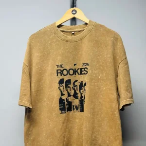 Beige Acid Wash Tee
