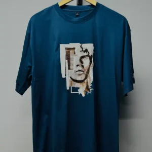 Steel Blue Drop Shoulder