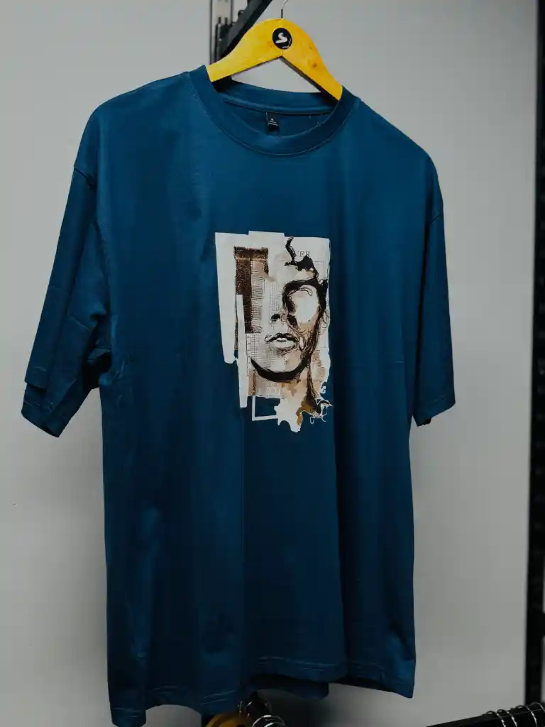 Steel Blue Drop Shoulder - Image 2