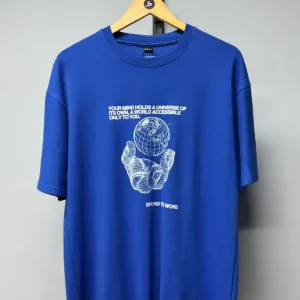 Sky Blue Drop Shoulder
