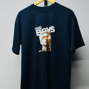 Navy Blue Drop Shoulder