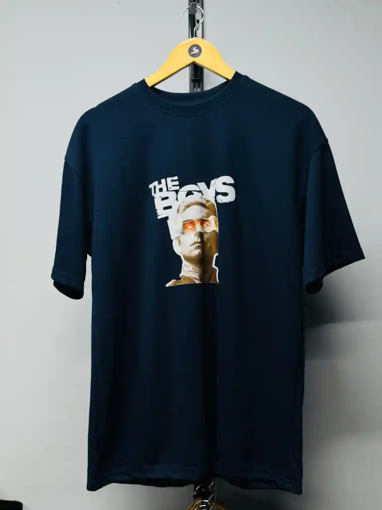Navy Blue Drop Shoulder